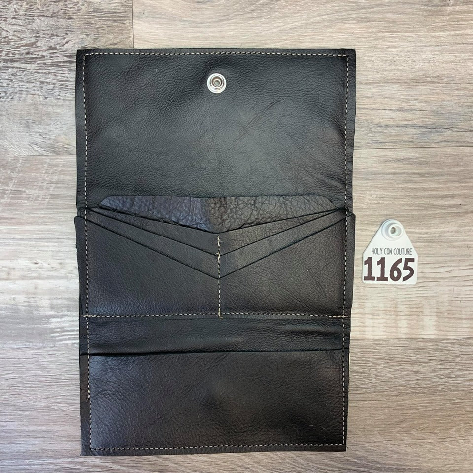 Bandit Wallet with Embossed Leather  # 1165  sk