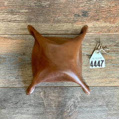 Cowhide Snap Tray - #4447