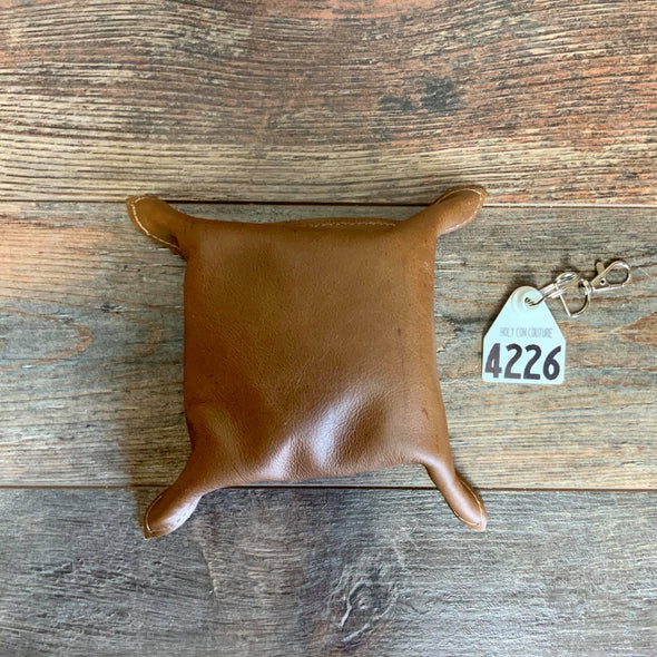 Cowhide Snap Tray - #4226