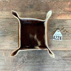 Cowhide Snap Tray - #4224