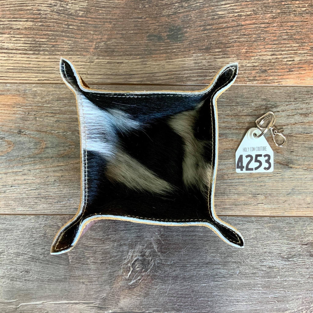Cowhide Snap Tray - #4253