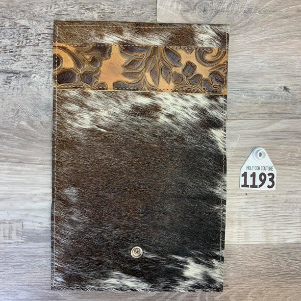 Bandit Wallet with Embossed Leather  # 1193 -sk