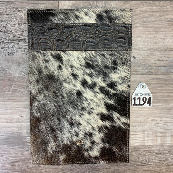 Bandit Wallet with Embossed Leather  # 1194 - sk