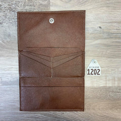 Bandit Wallet with Embossed Leather  # 1202 - sk