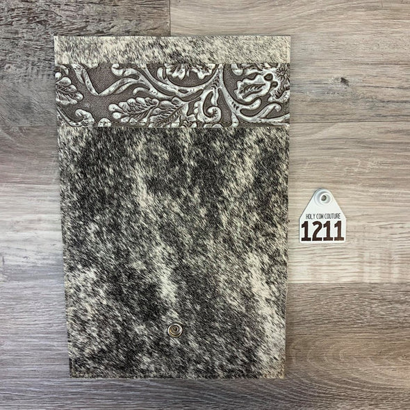 Bandit Wallet with Embossed Leather  # 1211-sk