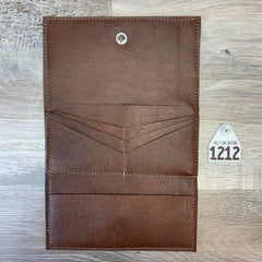 Bandit Wallet with Embossed Leather SALE # 1212 - sk