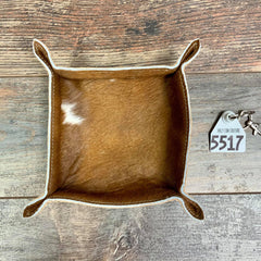 Cowhide Snap Tray - #5517