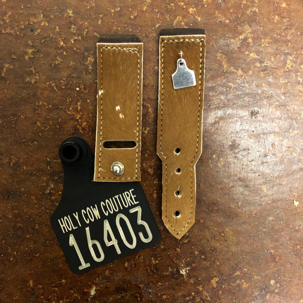 Calf Cowhide Apple Watch Band - Large #16403
