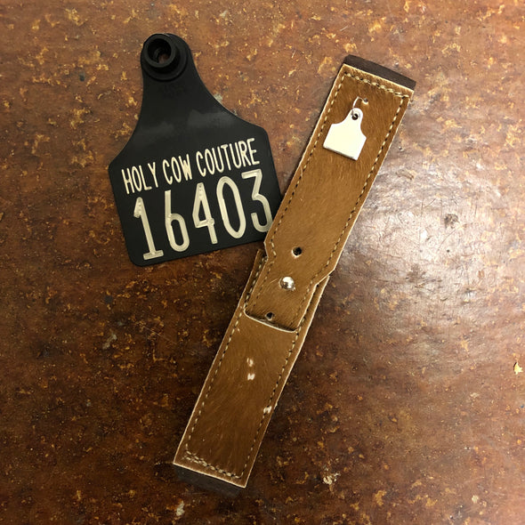 Calf Cowhide Apple Watch Band - Large #16403