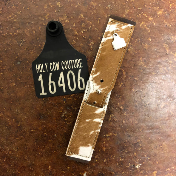Calf Cowhide Apple Watch Band - Large #16406