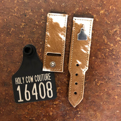 Calf Cowhide Apple Watch Band - Large #16408