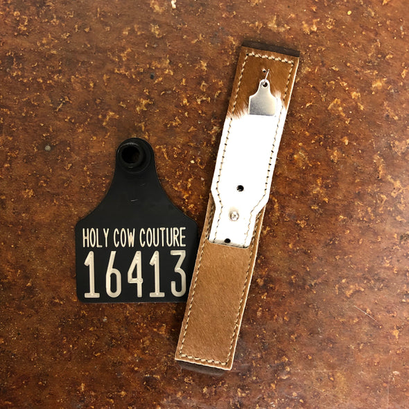 Calf Cowhide Apple Watch Band - Large #16413