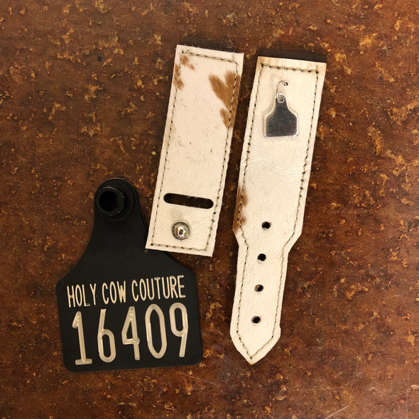 Calf Cowhide Apple Watch Band - Large #16409