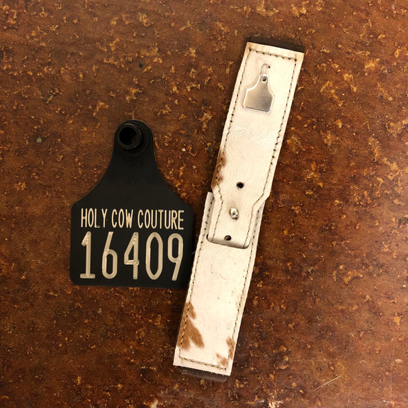 Calf Cowhide Apple Watch Band - Large #16409