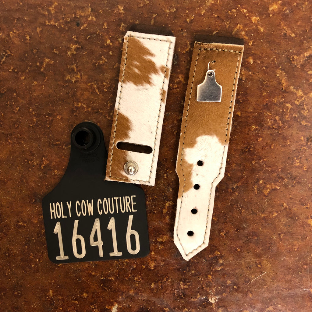 Calf Cowhide Apple Watch Band - Large #16416