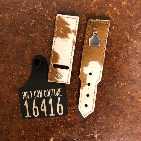 Calf Cowhide Apple Watch Band - Large #16416