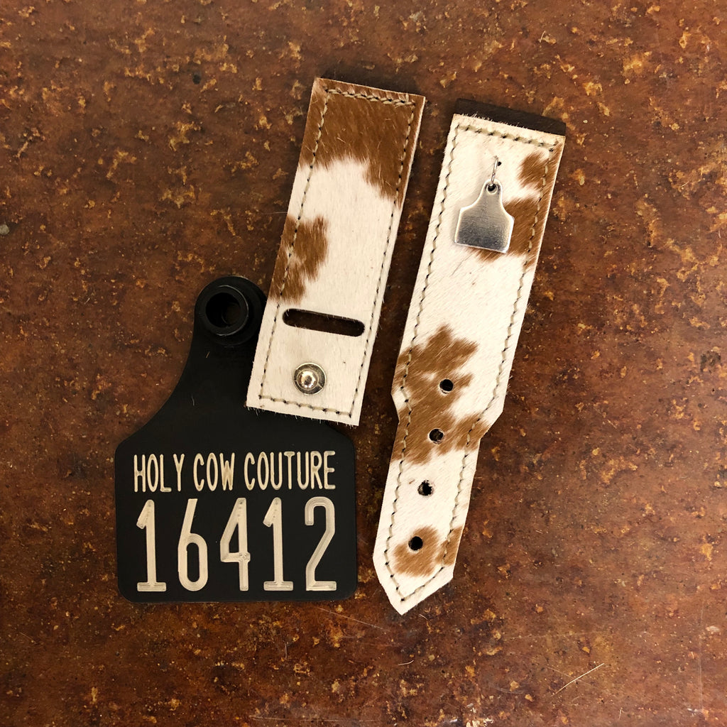 Calf Cowhide Apple Watch Band - Large #16412