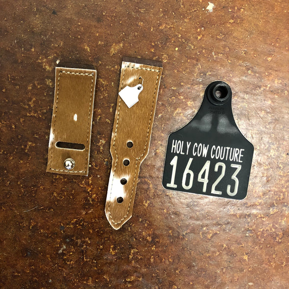 Calf Cowhide Apple Watch Band - Small #16423