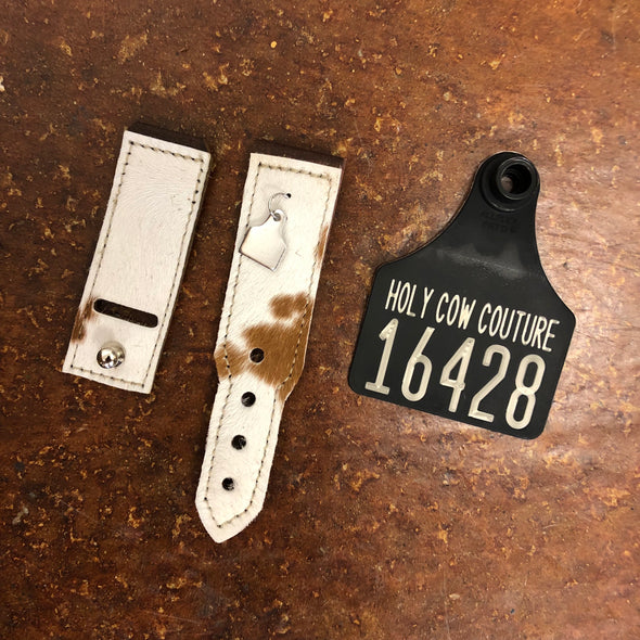 Calf Cowhide Apple Watch Band - Small #16428
