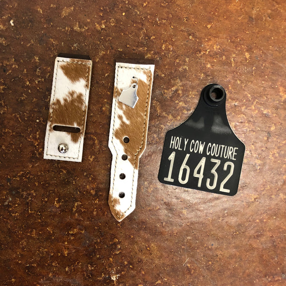 Calf Cowhide Apple Watch Band - Small #16432