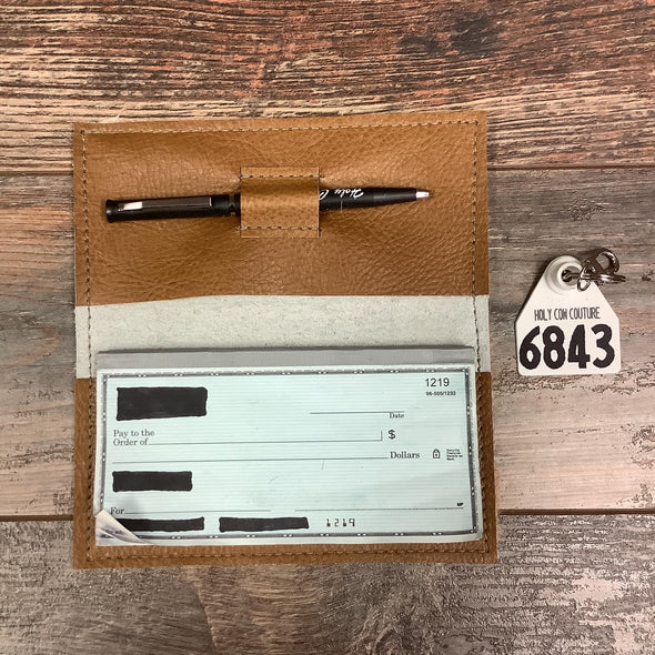 Checkbook Cover - #6843