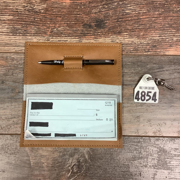 Checkbook Cover - #4854