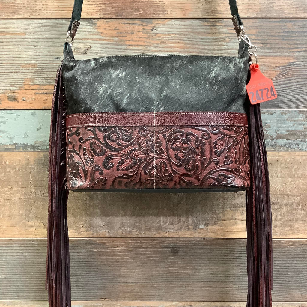 Designer With Front Pockets 18" Fringe  #24724 Bag Drop