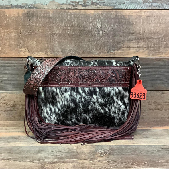 Designer - 18" Fringe/Dual Conceal Carry #33623 Bag Drop