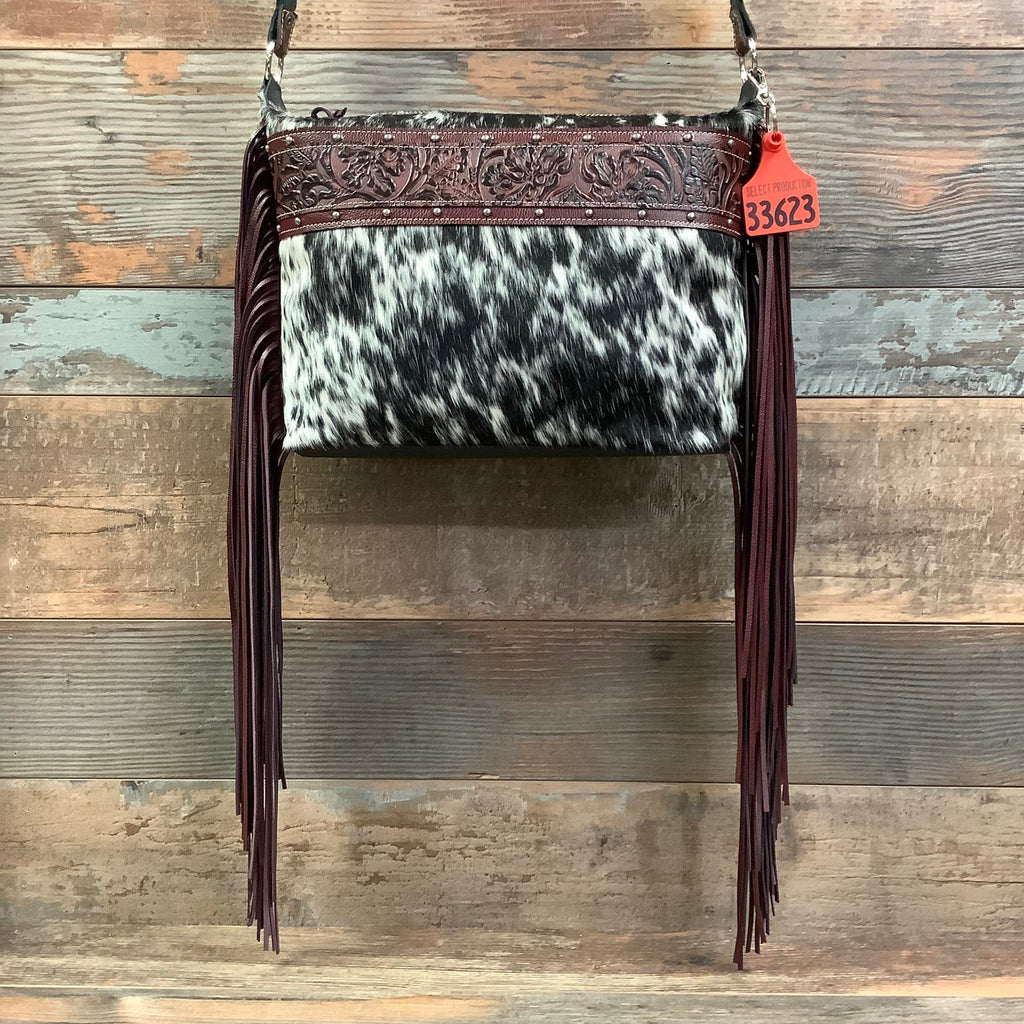 Designer - 18" Fringe/Dual Conceal Carry #33623 Bag Drop