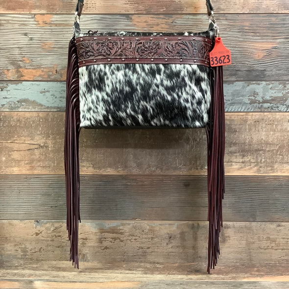 Designer - 18" Fringe/Dual Conceal Carry #33623 Bag Drop