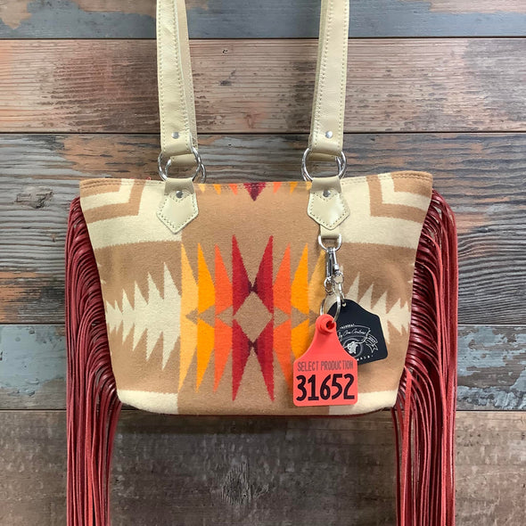 Mini Town Square - Pendleton 18" Fringe #31652 Bag Drop
