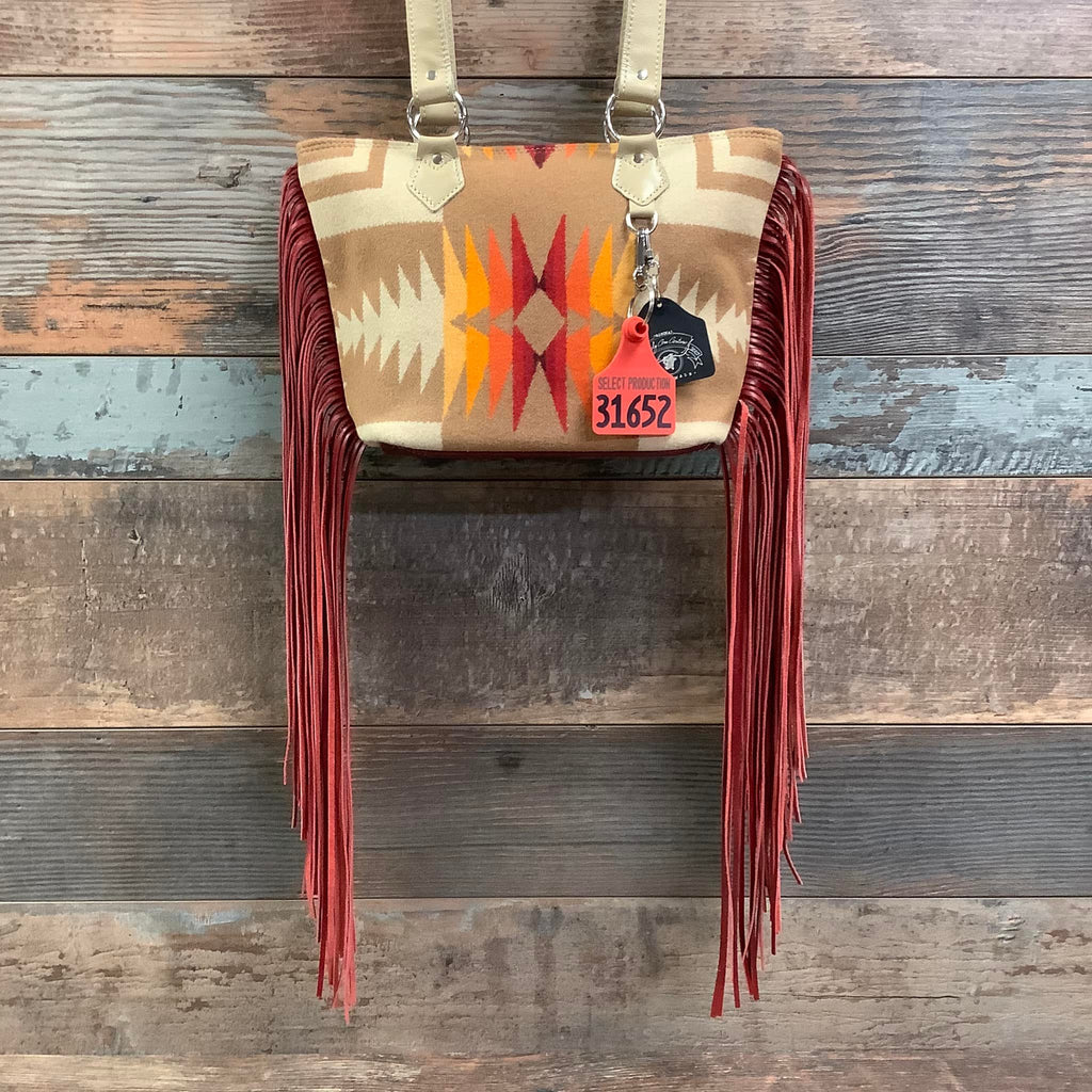 Mini Town Square - Pendleton 18" Fringe #31652 Bag Drop