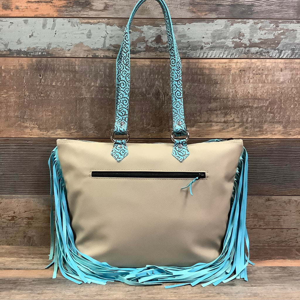Town Square - Lamb Skin Fringe  #33635 Bag Drop