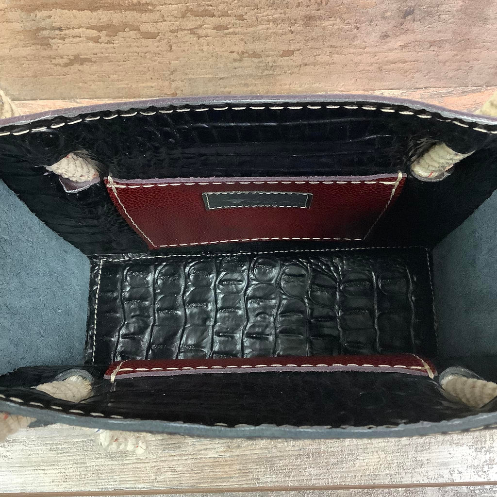Mini Rope Purse Black Beauty #51148