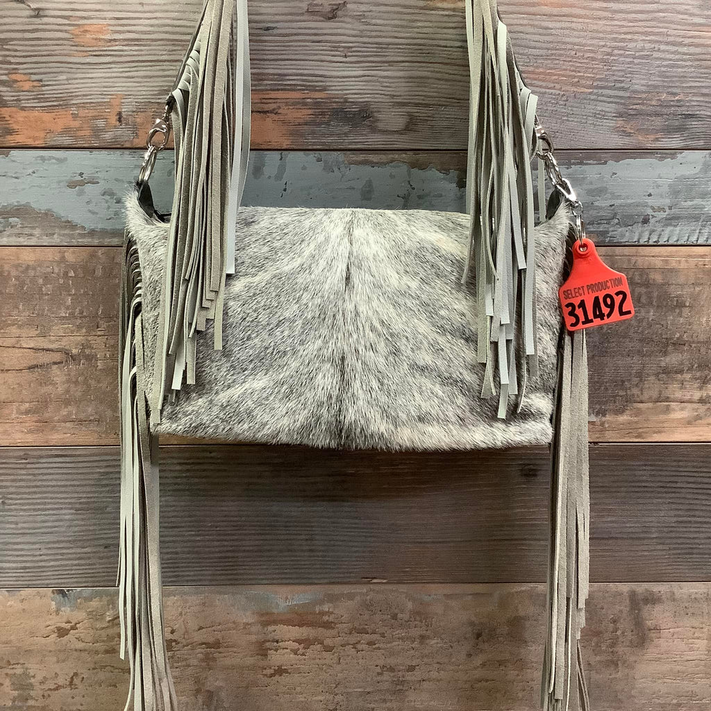 Designer Crossover - Camo/Strap Fringe #31492 Bag Drop
