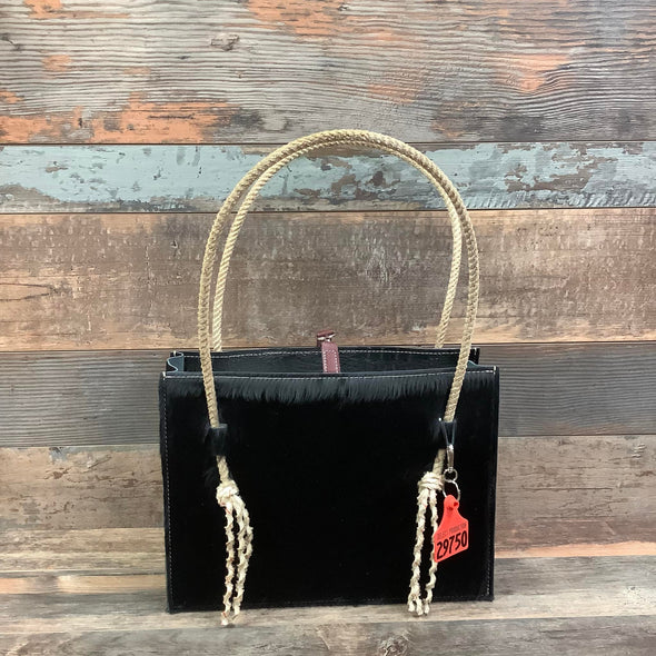 Rope Purse Black Beauty #29750 Bag Drop