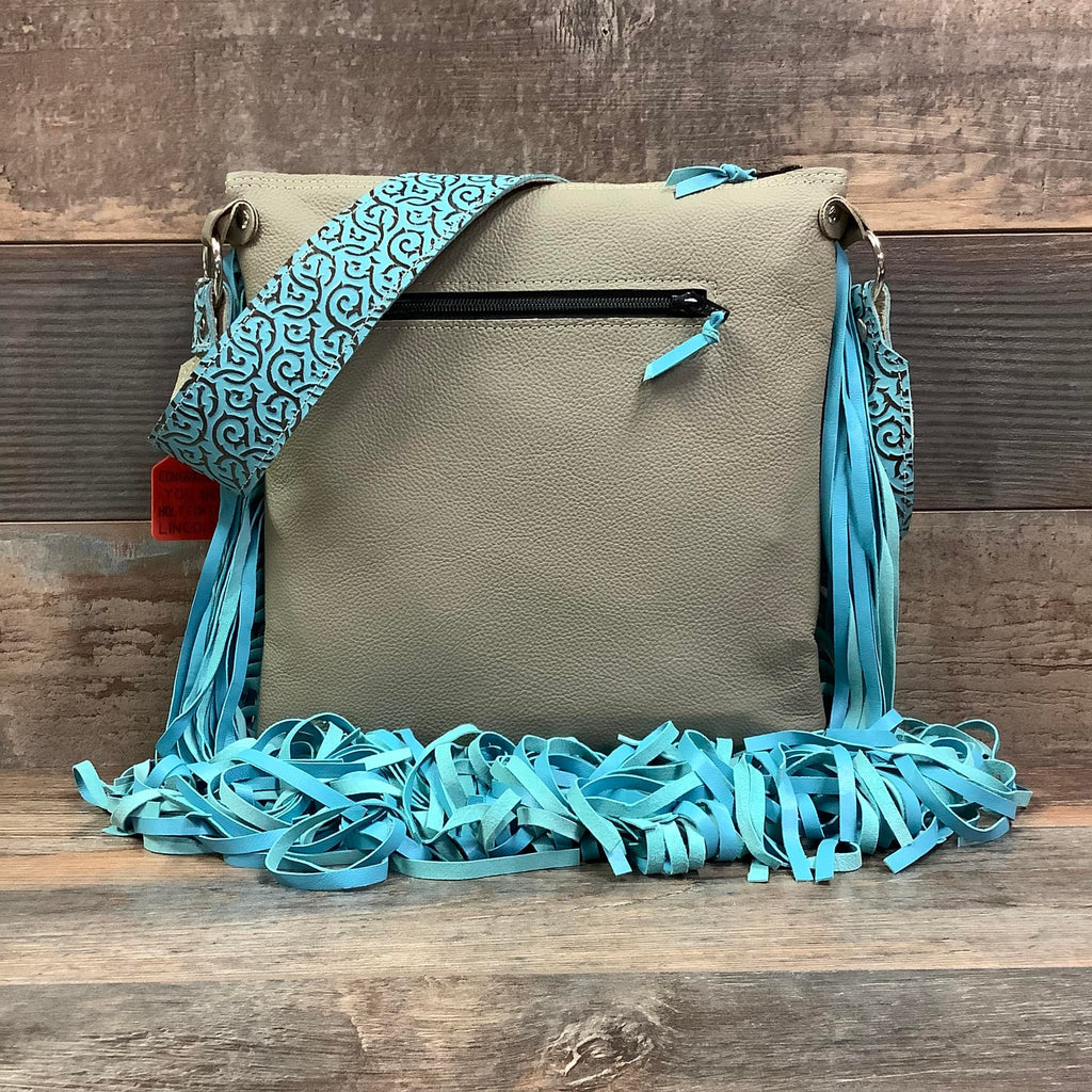 Crossbody - Lamb Skin Fringe #29716 Bag Drop