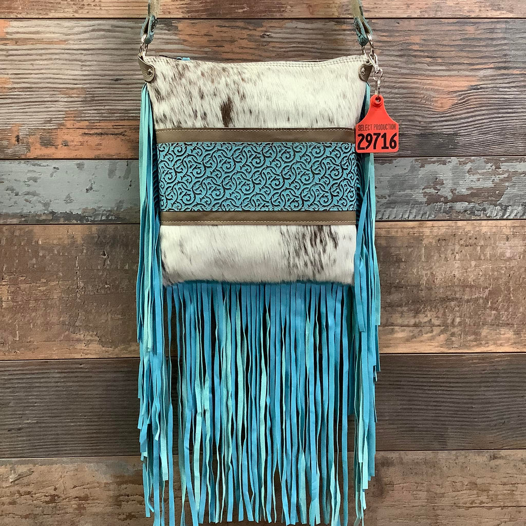 Crossbody - Lamb Skin Fringe #29716 Bag Drop