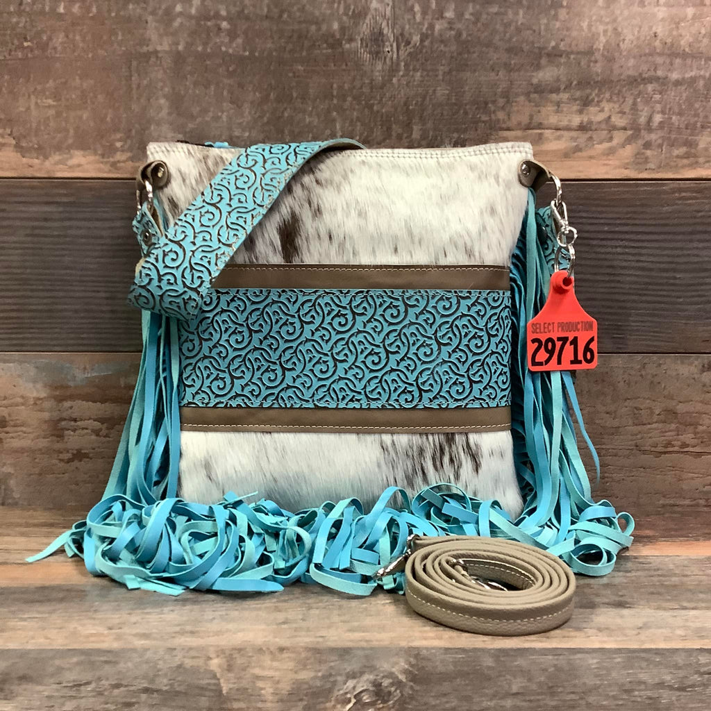Crossbody - Lamb Skin Fringe #29716 Bag Drop