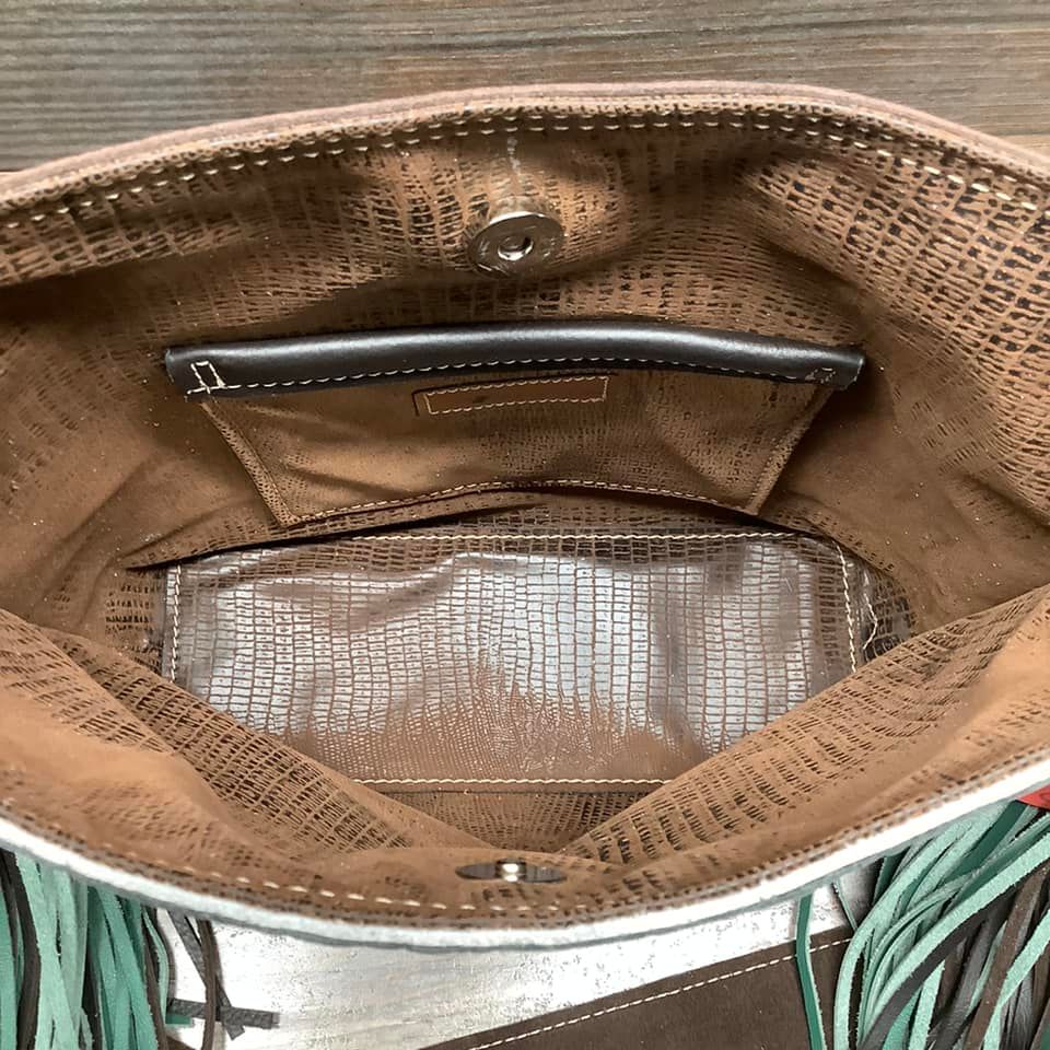 Mini Messenger - Double Fringe #29643 Bag Drop