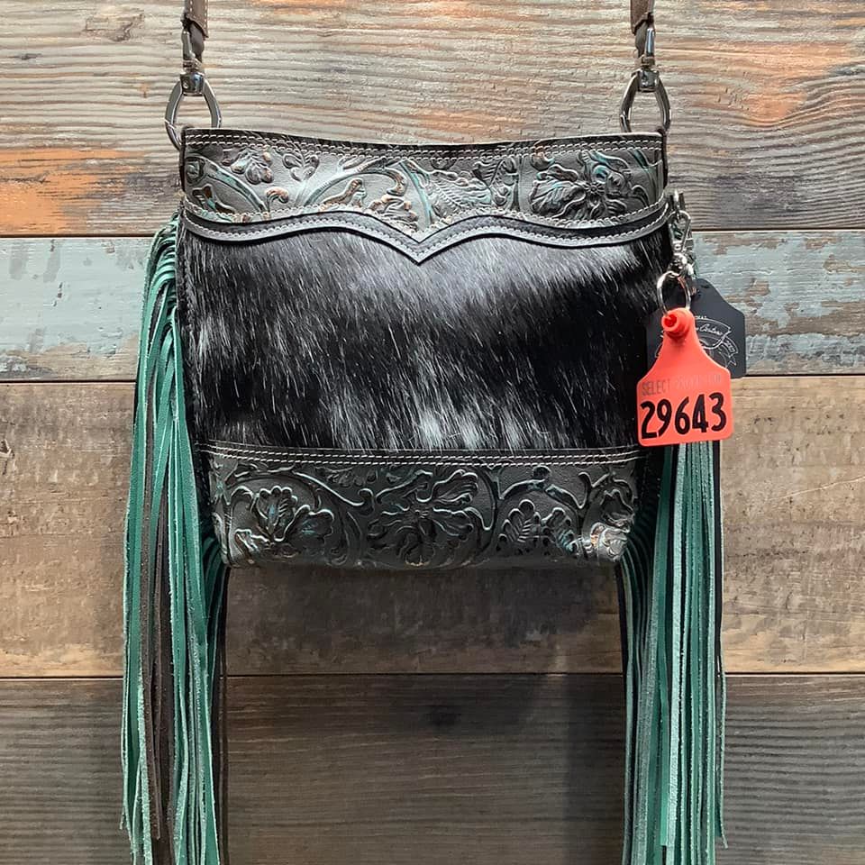 Mini Messenger - Double Fringe #29643 Bag Drop