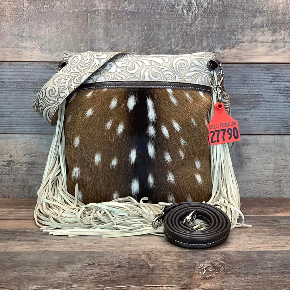 Axis Crossbody with 18" Fringe- #27790 Bag Drop