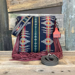 Crossbody with Pendleton® 18" Fringe- #33917 Bag Drop