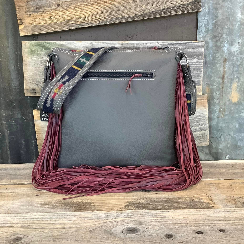 Crossbody with Pendleton® 18" Fringe- #33917 Bag Drop