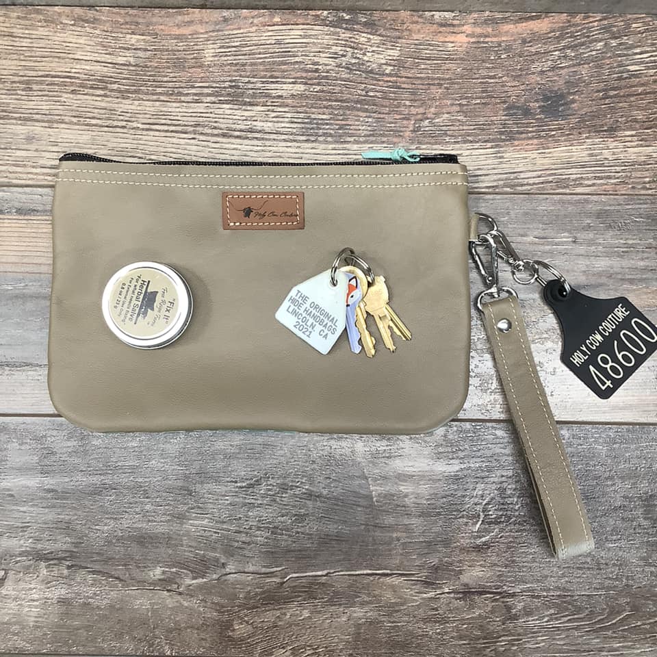 Western Leather Wristlet Clutch #48600