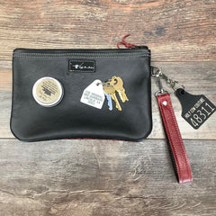 Western Leather Wristlet Clutch #48311