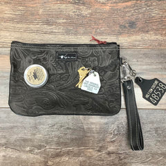 Western Leather Wristlet Clutch #48538