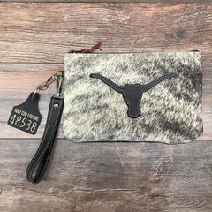 Western Leather Wristlet Clutch #48538