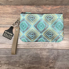 Western Leather Wristlet Clutch #48600