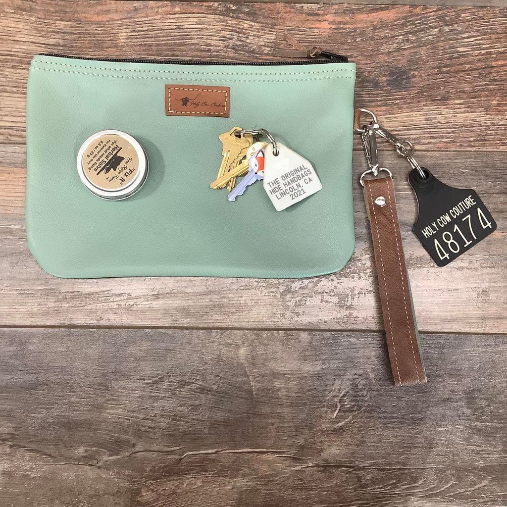 Western Leather Wristlet Clutch #48174